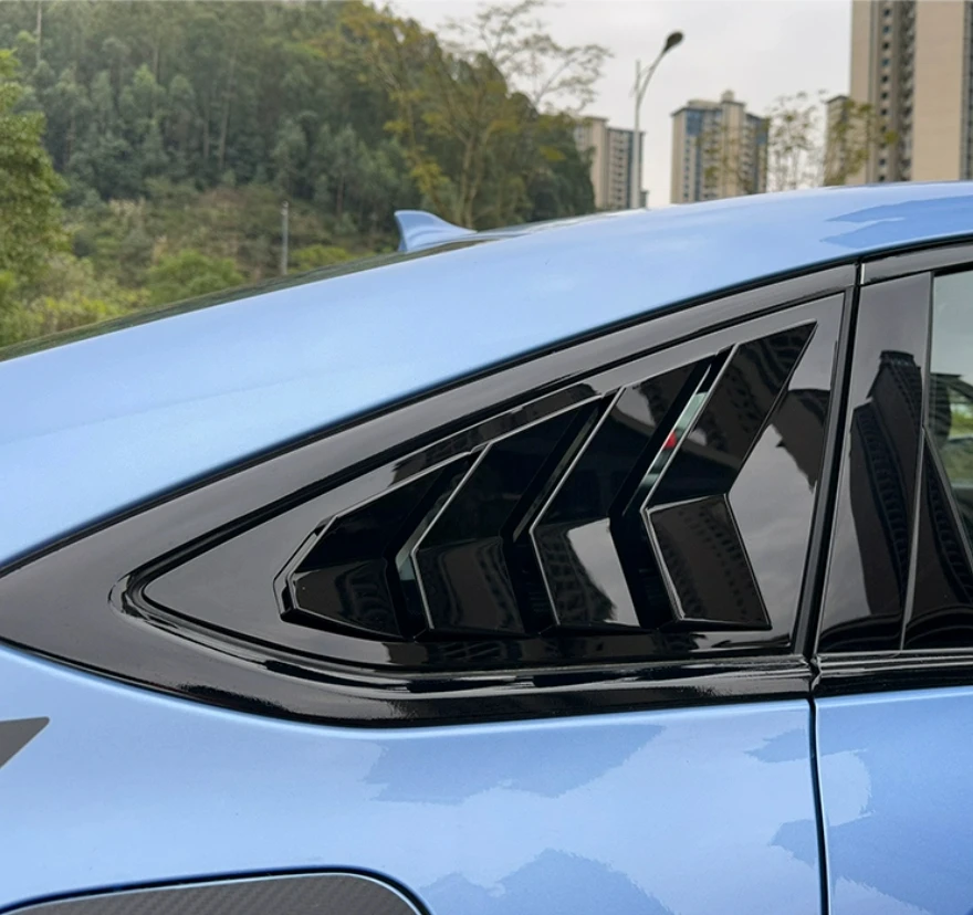 

For Chery Arrizo 8 2023 Rear Window Blinds Side Louvers Vent Rear Window Louvers Cover Trim 2PCS/SET