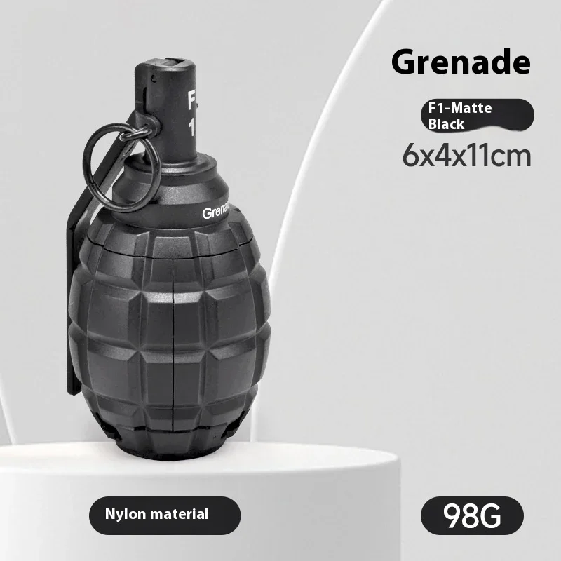 F1M24 Grenade Toy Gel Ball Launcher Water Bomb Burst Reusable Children's Toy Simulation Eat Chicken Role Play Christmas Gift