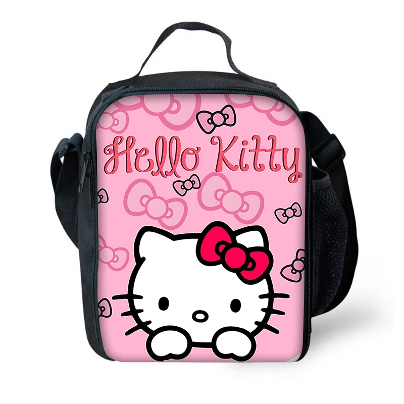 Kind geïsoleerde SanriosHello Kitty grote capaciteit tas voor jongen en meisje student buiten picknick herbruikbare thermische koeler lunchbox