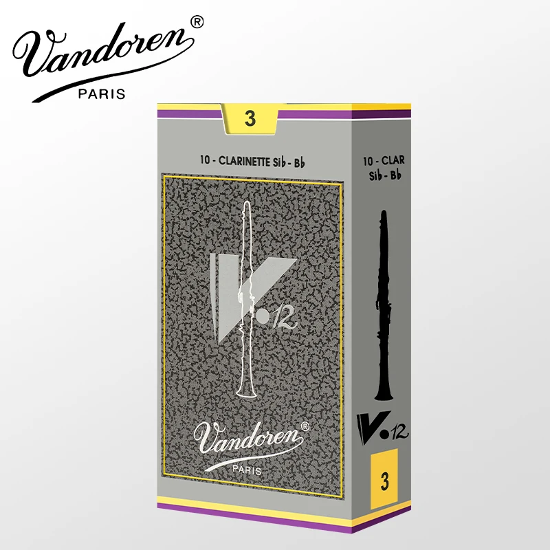 French Imported Vandoren Curved Reeds Blue Box V12 Gray Box V21 Bb Clarinet Clarinet Reeds 2.5 3.0 Beginner Reeds