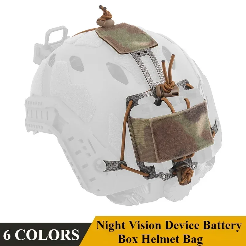 

Tactical Helmet Storage Cover Military Quick Helmet Fixing System Adjustable Paintball Air Gun Helmet Accessories