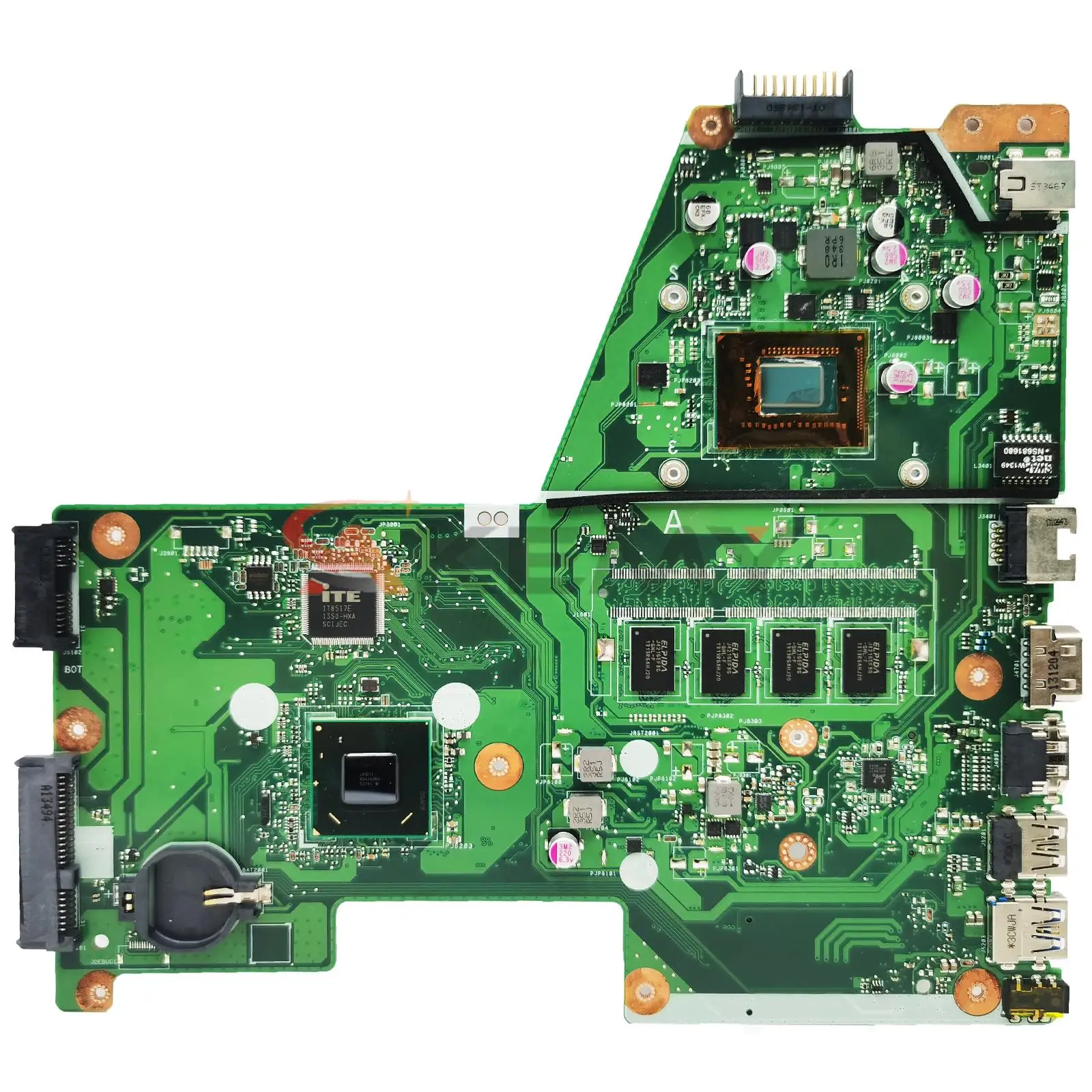 Imagem -02 - Computador Portátil Mainboard para Asus F451ca X451c Placa-mãe com Celeron I33217 1007u 2117u 2g 100 Correndo Bem X451ca