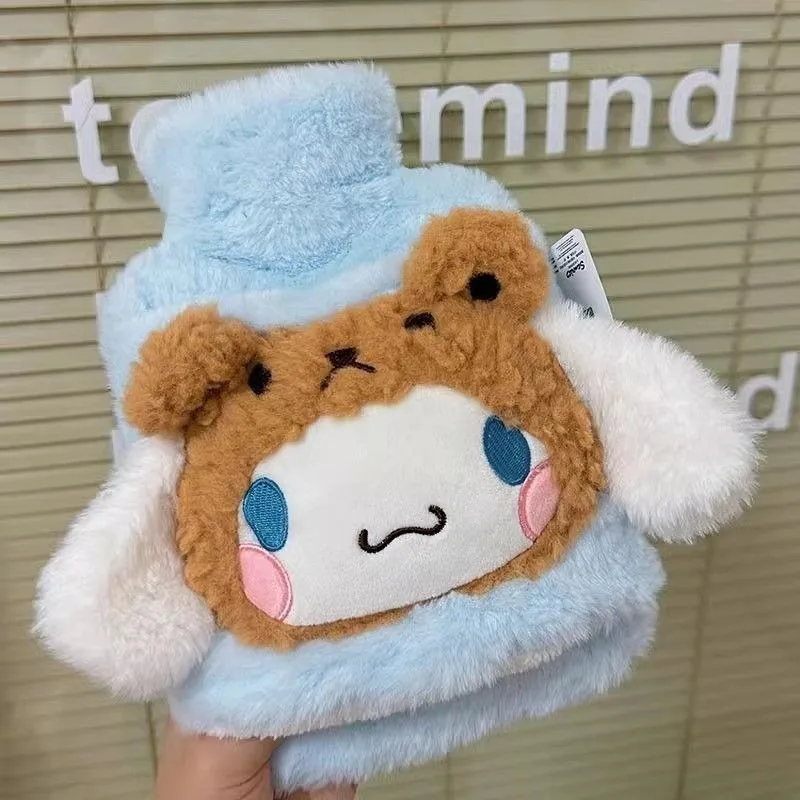 Cartoon kawaii Cinnamoroll Kuromi My melody series water-filled hot water bottle cute Sanrio warm student hot water bottle gift