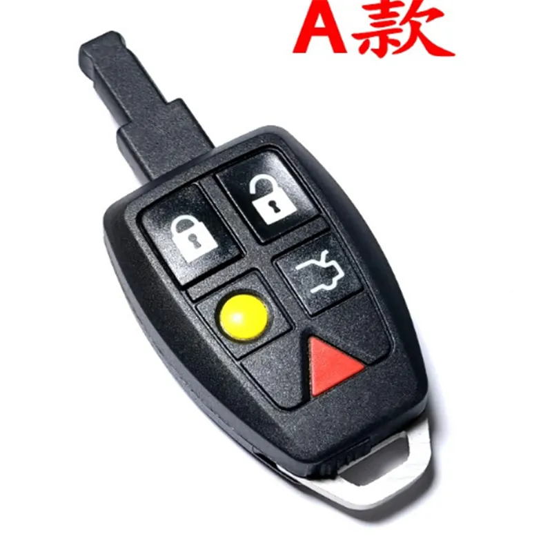 

DAKATU 5-кнопочный удаленный автомобильный ключ, чехол-брелок с 4 + 1 кнопкой, чехол для смарт-ключа для замены смарт-карты Volvo S40