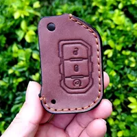 For Jeep Wrangler Gladiator JT JLU 3 Button Flip Folding Blade Remote Key FOB Silicone Protect Cover Case Skin Shell Hood Holder
