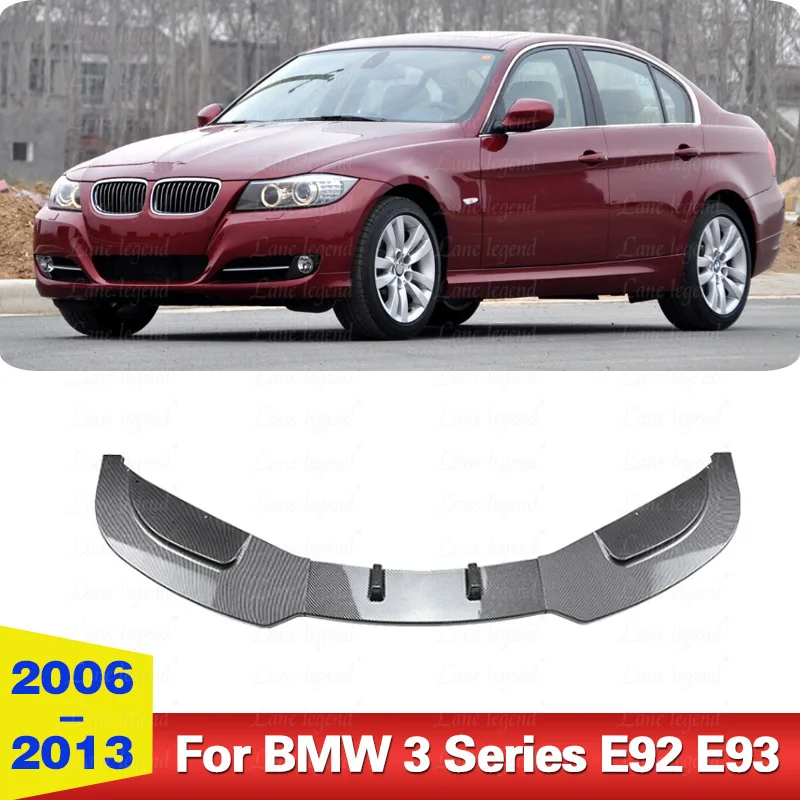 Front Bumper Lip Spoiler For BMW 3 Series E92 E93 2006 2007 2008 2009 2010 2011 2012 2013 Front Protector Lower Blade Splitter