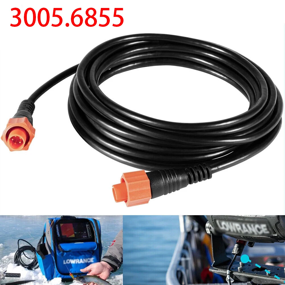 Parte di ricambio TML per cavo Crossover Ethernet Lowrance cavo Cat5e giallo, 6 piedi, alta velocità, Plug and Play, impermeabile