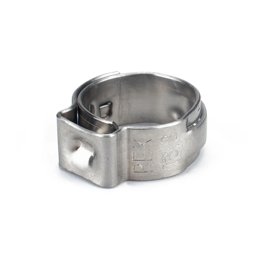 

20pcs 3/8 Inch Single Ear Hose Clamps Stainless Steel Heavy Duty For Fuel Line Pipe Tube Cable Automotive Marine Industrial