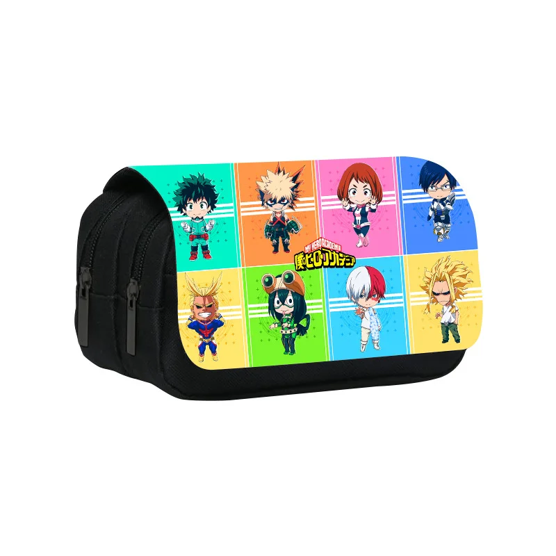 حقيبة أقلام مدرسية من ماي هيرو أكاديميا للطلاب، تخزين كبير للطلاب، صندوق أقلام رصاص هدية للمدرسة للأولاد والبنات، أفضل هدية