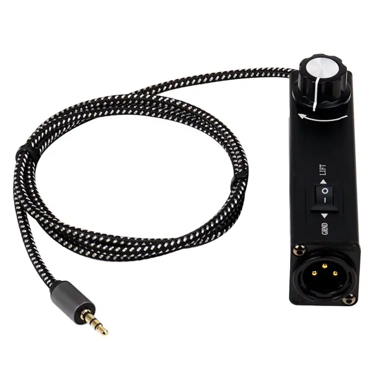 T23C Stereo 3.5Mm To XLR Ground Loop Isolator Audio Noise Isolation Noise Suppression Suppressor