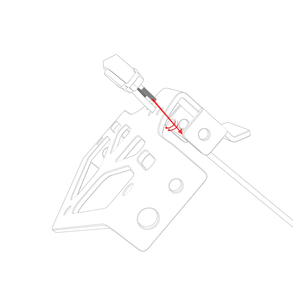 FOR HONDA CRF 300 L CRF300L 2021 2022 2023 2024 Motorcycle Rear Tail Tidy Fender Eliminator Kit License Plate Holder Brackets