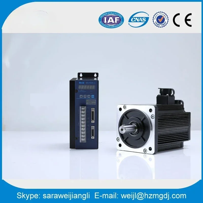 yyhc 130mm 10N.m CNC engraving machine AC servo motor