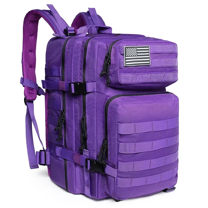 

45L Man/Women Hiking Trekking Bag Tactical Backpack Survival hunting Waterproof Molle Bug Out Outdoor Travel Camping Backpack