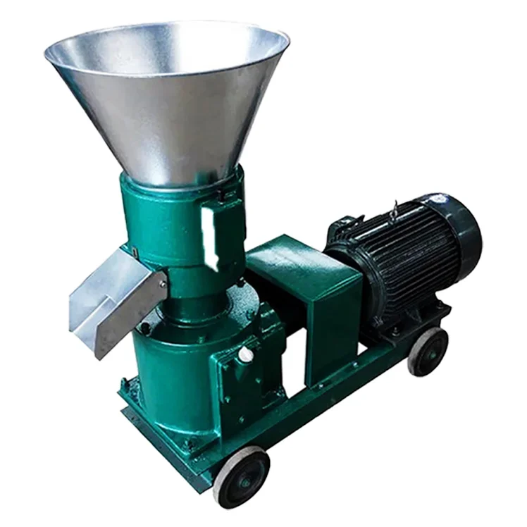 Hot selling feed pellet machine farm mill animal 2 roller feed processing chicken cattle sheep pellet machine without motor