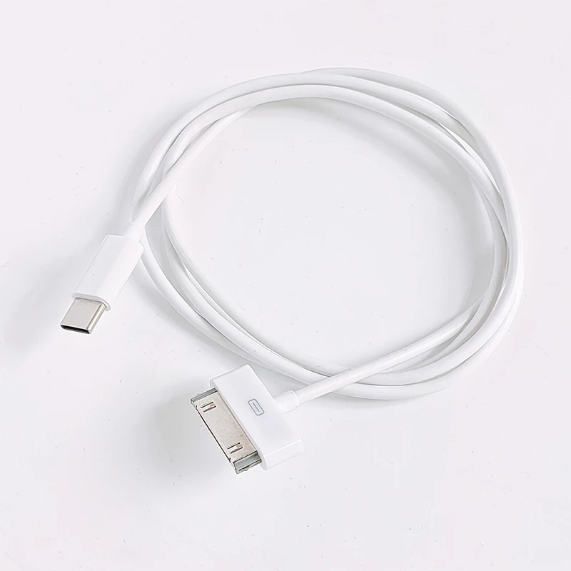 Typ C  na 30-pin adaptér kabel pro iPhone 3/4 Ipad 1/2/3, typ C  na dok konektor datový kabel, 1m