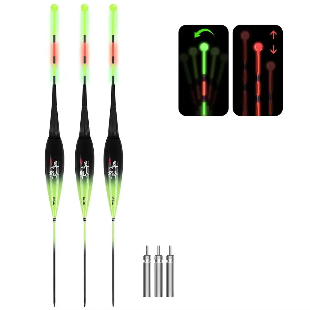 New LED Electronic Fishing Floats Gravity Sensor Night Luminous Fishing Float Tail Nano Color Change 1.2g-3g Floatage Nanofloat