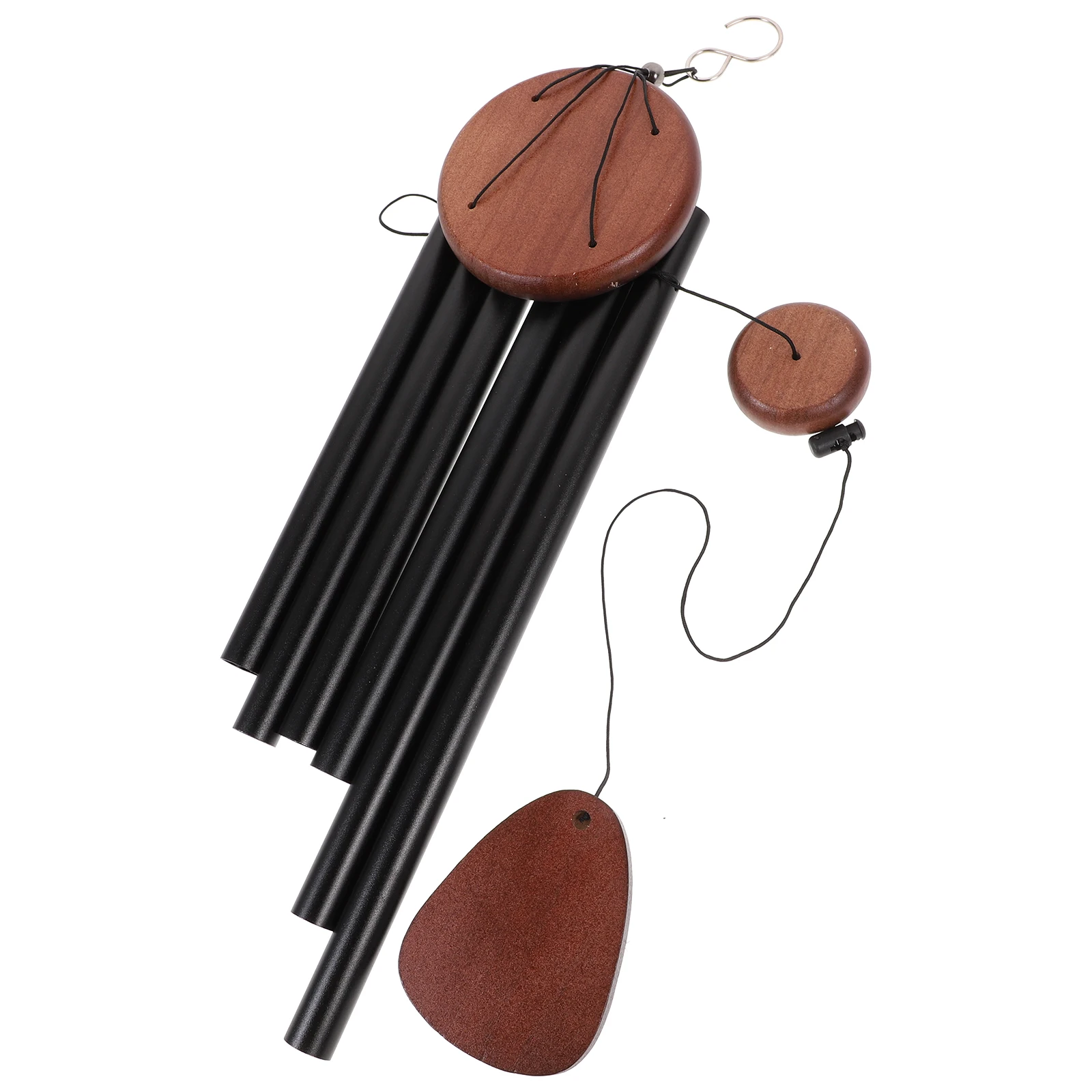 

Natural Pearwood Wind Chime Outdoor Garden Decoration Balcony Woodwind Windchimes Durable Hanging Craft For Porch Lawn Patio
