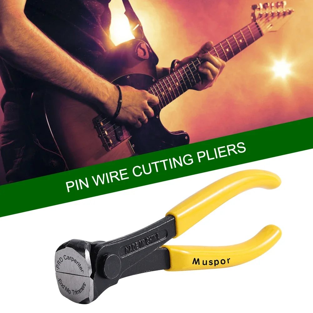 Muspor Guitar Fret Wire End Cutter Professional Guitar String Cutter Pliers Repair Maintenance Luthier Tool Accessories