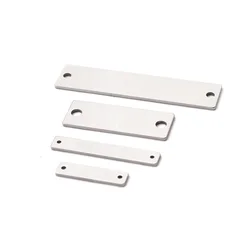 10Pcs Stainless Steel Blank Stamping Tag Rectangle Links with 2 Holes For DIY Necklace Bracelet Dog Tags Jewelry Making Supplies