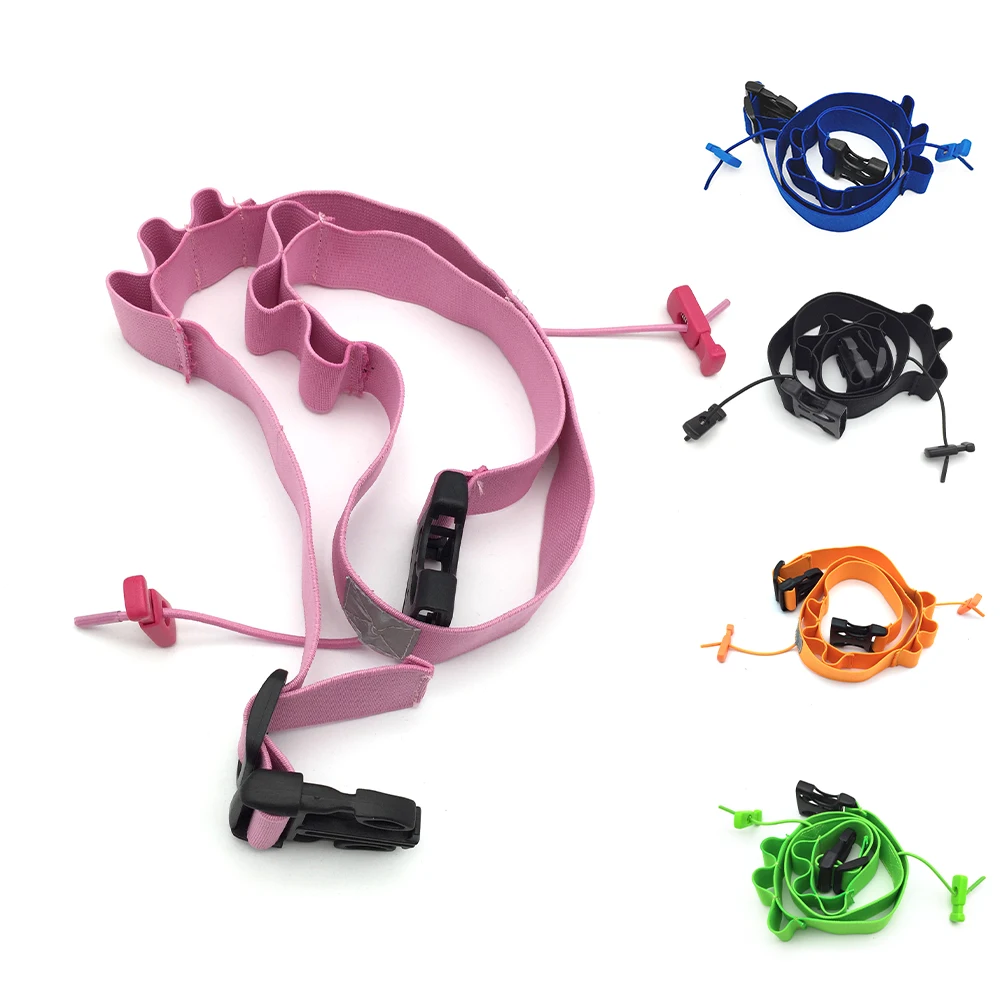 1 Pc Race Number Belt 60-80cm Triathlon Race Belt Number Holder With 3 Energy Gel Loops For Triathalon Marathon Running