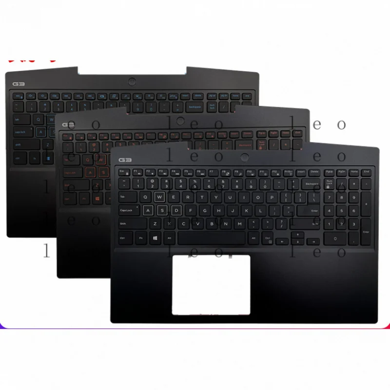 for Dell Gaming Laptop 15 G3 3590 C shell G3 3590 keyboard assembly red 08WVW8 blue white 0P0NG7 non-backlit  RGB colorful