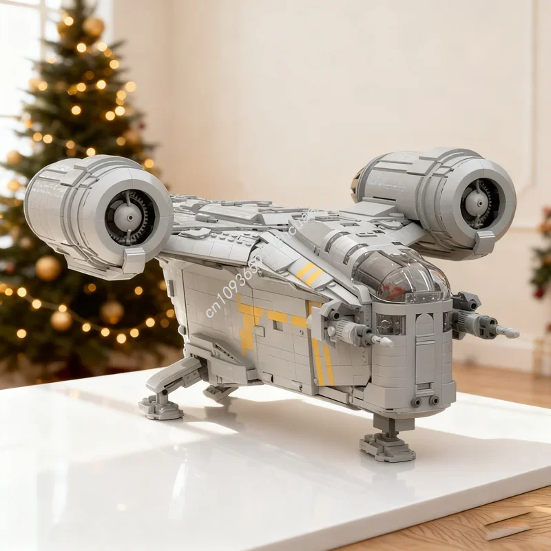 

3231 деталь MOC The Razor Crest Ultimate Minifig Star Model — конструктор, креативная игрушка, идея для подарка на Рождество или день рождения