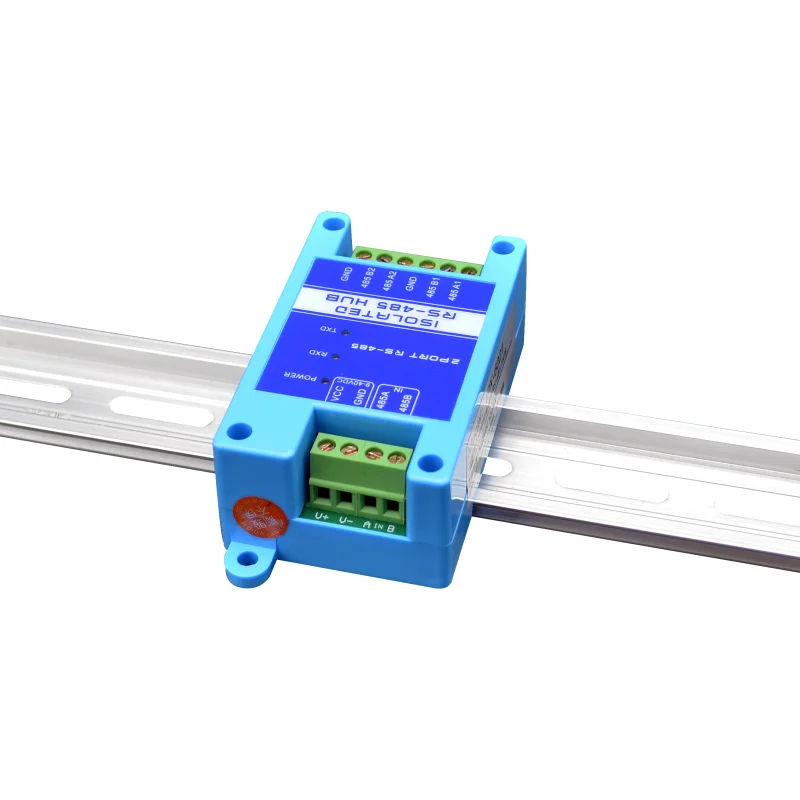 485 repeater photoelectric isolation industrial grade RS485 hub 2 port signal amplifier anti jamming lightning protection ​
