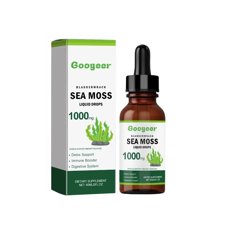 

Googeer Sea Moss Liquid Drops Alleviate Physical Fatigue Unwell Improve Skin Elasticity And Bust Firming Skin