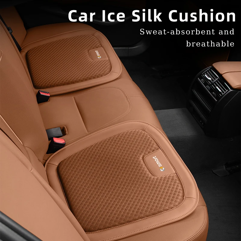 Car Seat Ice Silk Cushion Pad Anti-slip Protect Seat Cover Mat For Smart Fortwo 451 450 453 Forfour Cabrio Crossblade ROADSTER