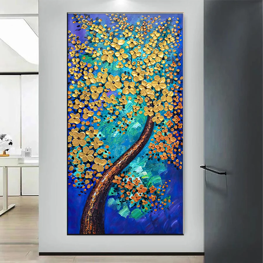 Diamond Painting Abstract Art Rich Flower Tree Landscape Full Drill DIY Diamond Embroidery Cross Stitch Mosaic Home Decor