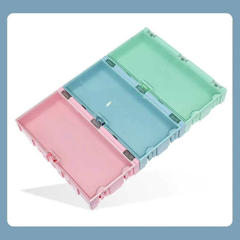 Interlocking component Containe, SMT component chip capacitor  resistor screw sample electronic component storage component box