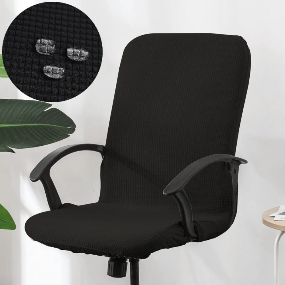 

Waterproof Computer Office Chair Covers Thickened Dustproof Chair Seat Slipcovers Stretchable Jacquard Seat Protectors Armchair