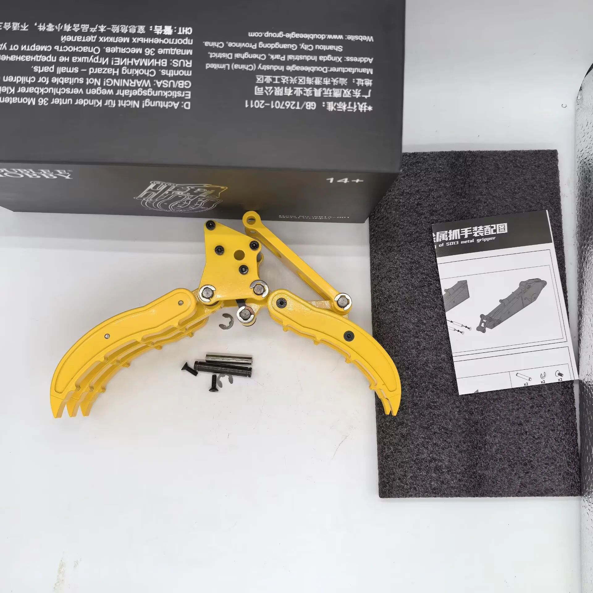 

Гидравлический экскаватор RC 1:14 E010 E111 с металлическим быстроподвесным подвижным захватом двойного E EC160E