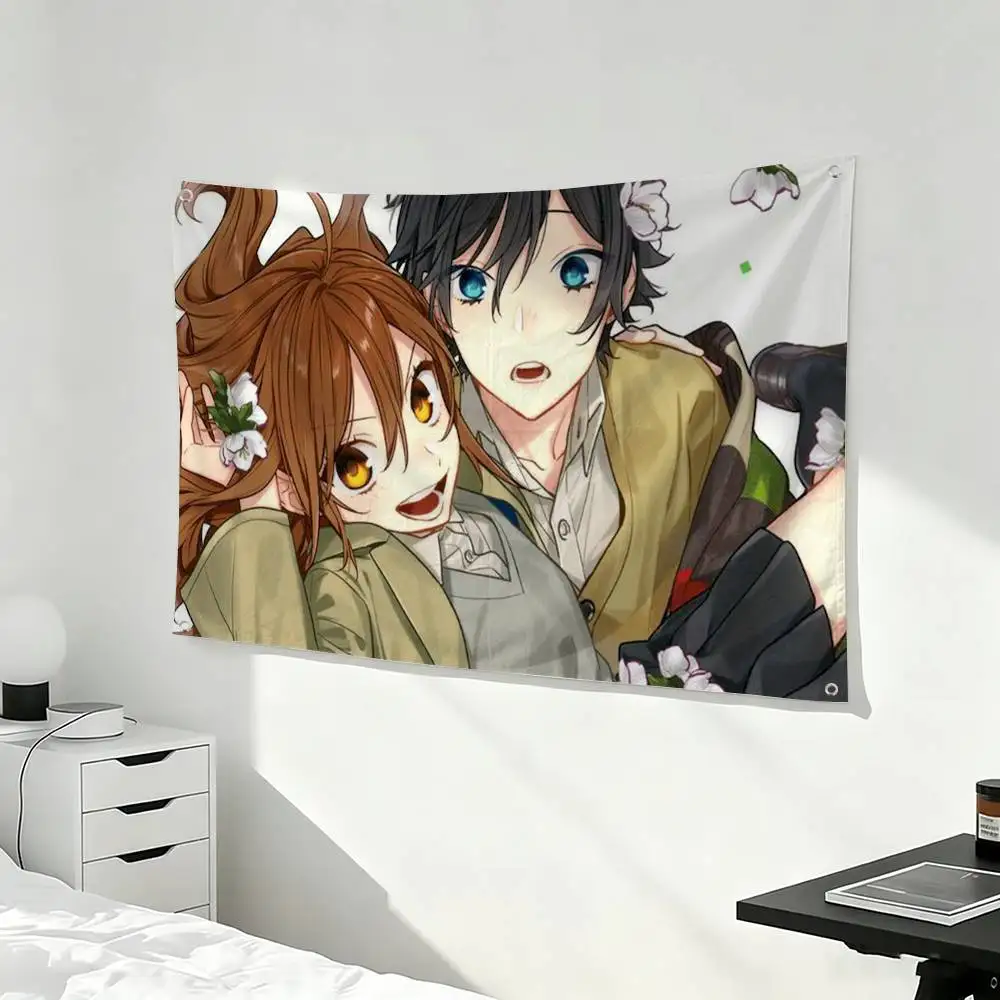 Popular Izumi Miyamura  Flags Wall Hanging Tapestry Outdoor Garage Room Decorative flag Background Blanket