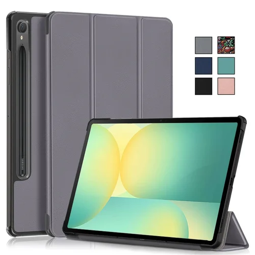 Coque para Samsung Tab S10 FE, Funda inteligente dura de cuero triple de 10,9 pulgadas para Funda Galaxy Tab S10 FE, Funda 2025 SM-X520 X526B