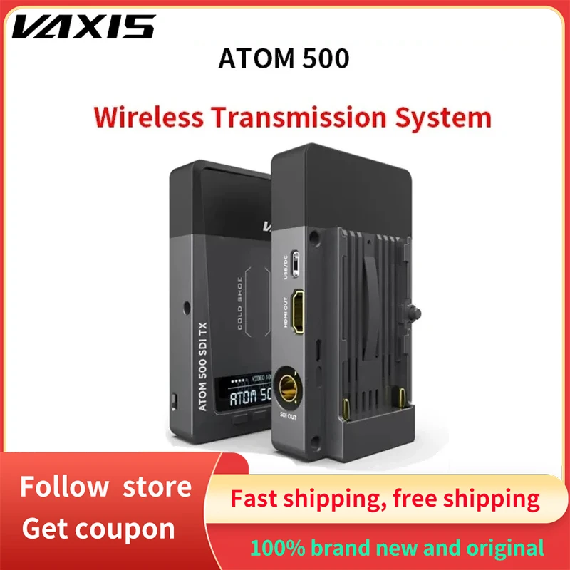 

Vaxis ATOM 500 SDI Wireless Transmission System 1080P HD OLED Screen Image Video Transmitter Receiver Basic Kit