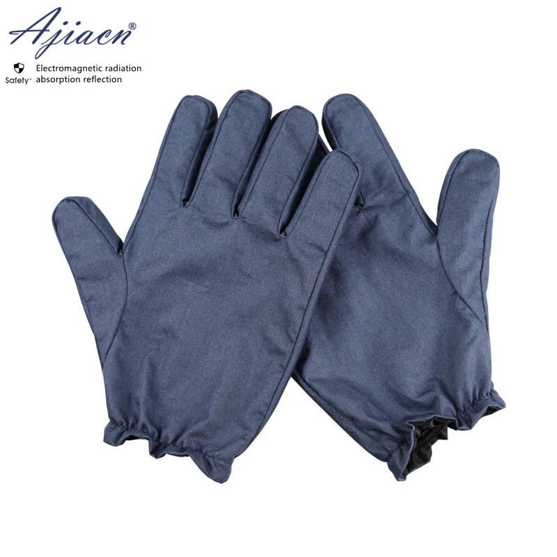 Genuine Electromagnetic radiation protective gloves Electric welding, electrical equipment operation EMF shielding gloves