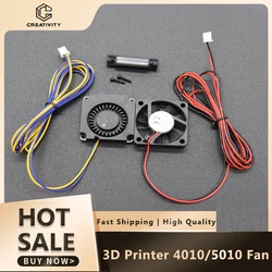 3D Printer Cooling Fan 4010 DC 24V Blower Fan with Active Cooling Fan Duct 40*40*10mm Fan for Ender 3/Ender-3 Pro/Ender 3 V2