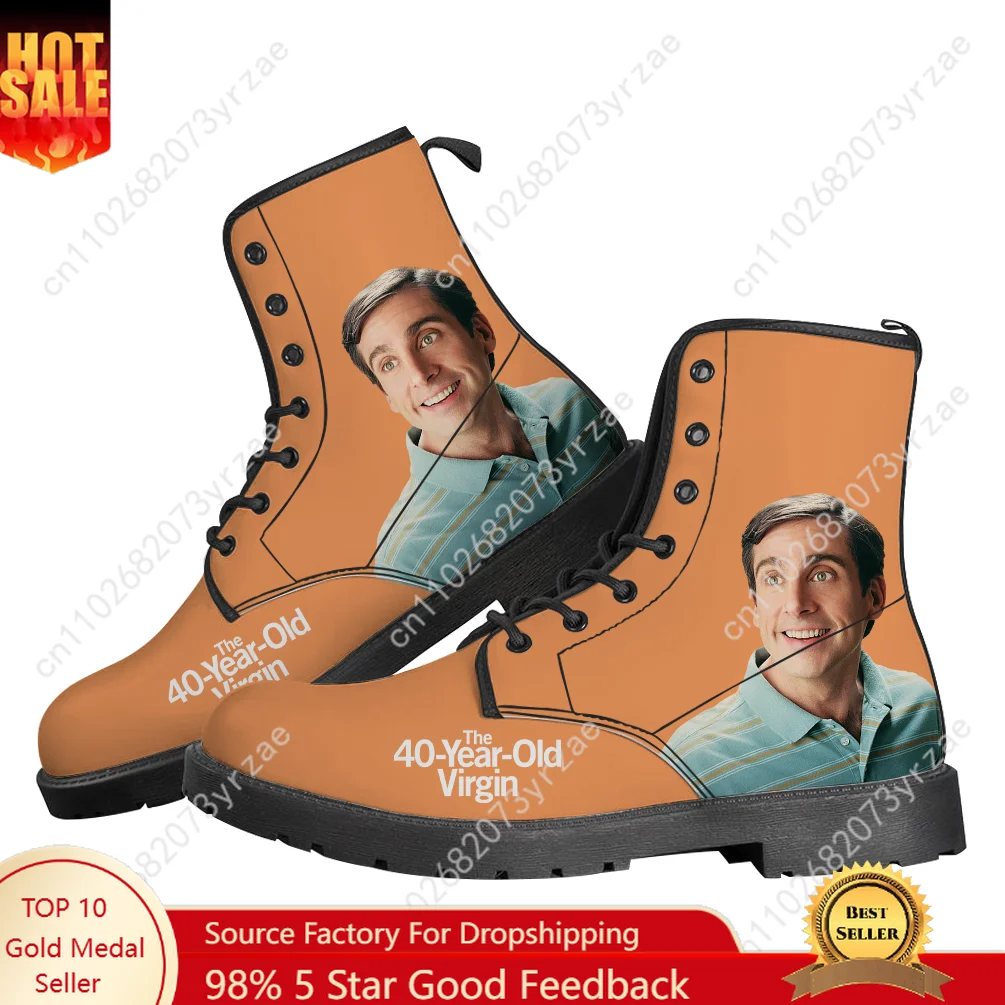 

40-летние ботинки девственницы, мужские и женские повседневные ботинки для подростков, уличная обувь высокого качества, повседневная обувь с легким узором, обувь на заказ