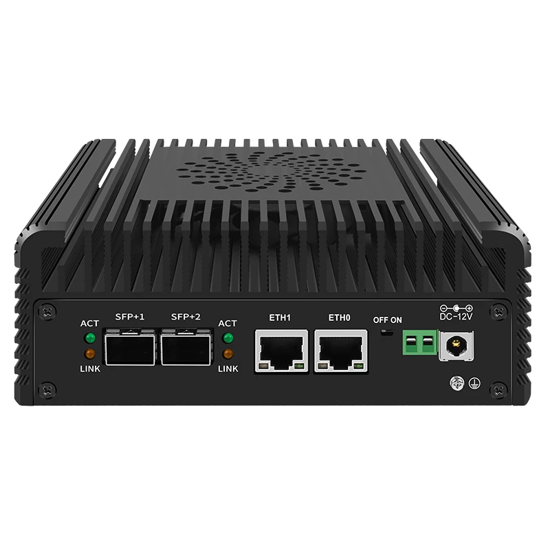 Imagem -06 - Mini Firewall Nas Server pc Roteador Macio Intel i3 N305 N100 2x10g Sfp Plus 2xi226-v 2.5g Nvme 2xhd Ddr5 Novo 12th Gen