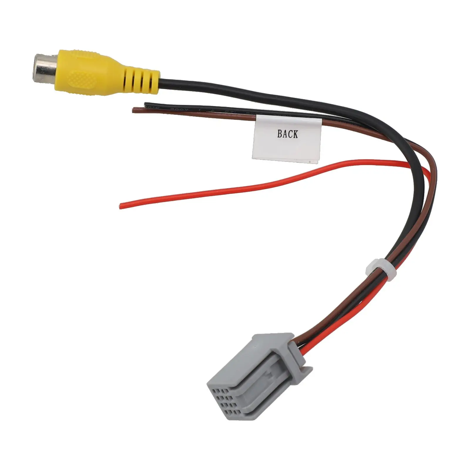 Accesorios para coche Cable adaptador vista trasera 8 pines nombre de pieza Cable adaptador de vista trasera de marcha atrás fácil de usar práctico