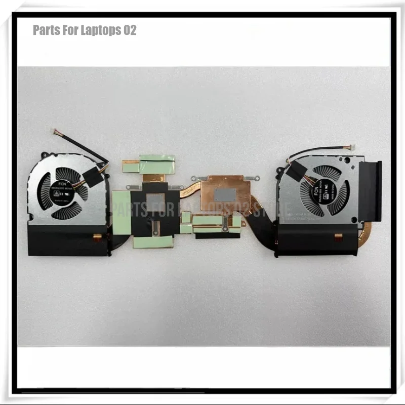 L+New Laptop CPU+GPU Radiator with fan set for Mechanic F117-7 11th RTX 3050/3050Ti NP50HK 6-31-NP502-KA1 cooler module