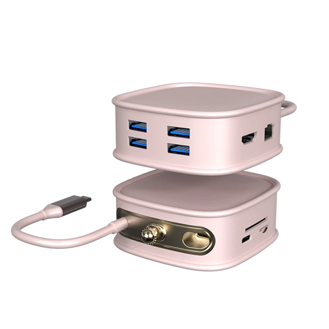 Steam Deck-estación de acoplamiento para TV, soporte 10 en 1, Hub USB tipo C, compatible con USB-C, 60Hz, compatible con HDMI