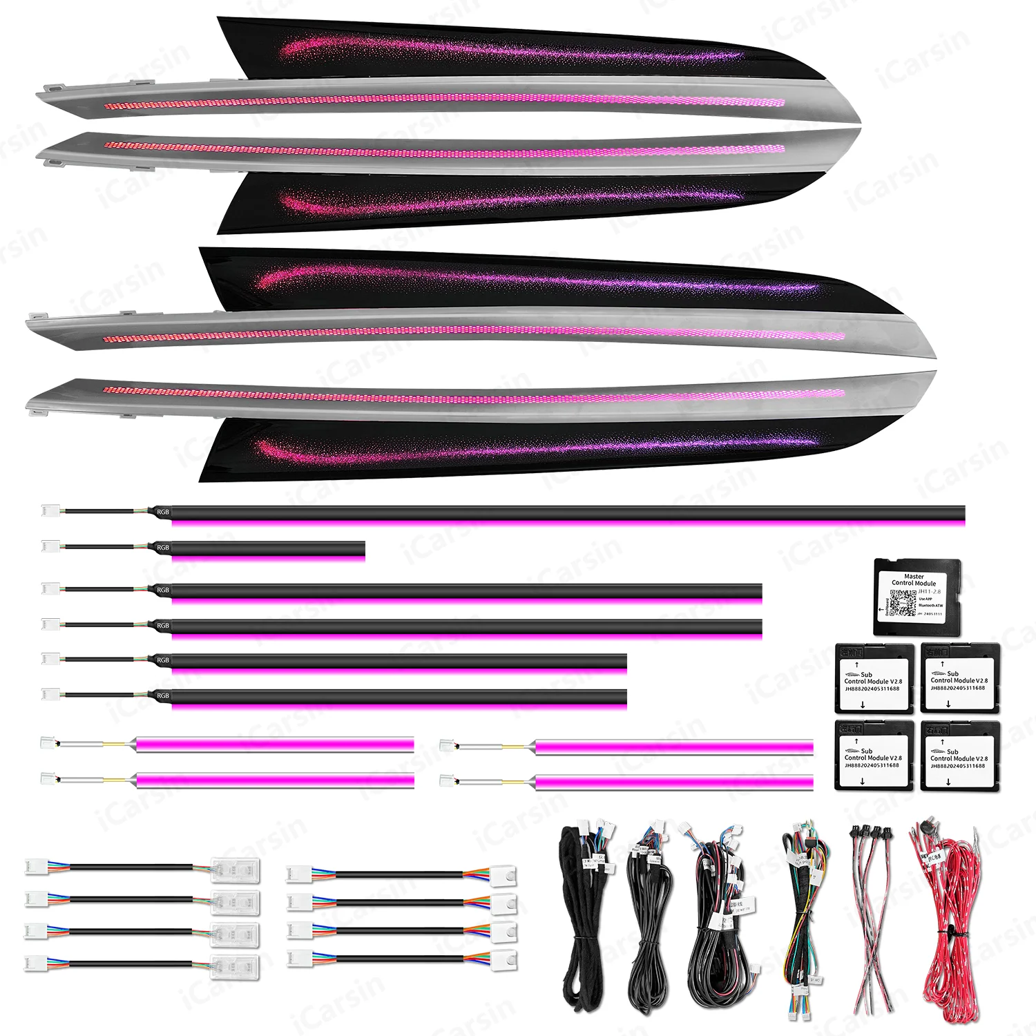 

64 Colors Dynamic Ambient Light For BMW E70 X5 2006 - 2013 Car Interior LED Lighting Upgrade Accessories Kit