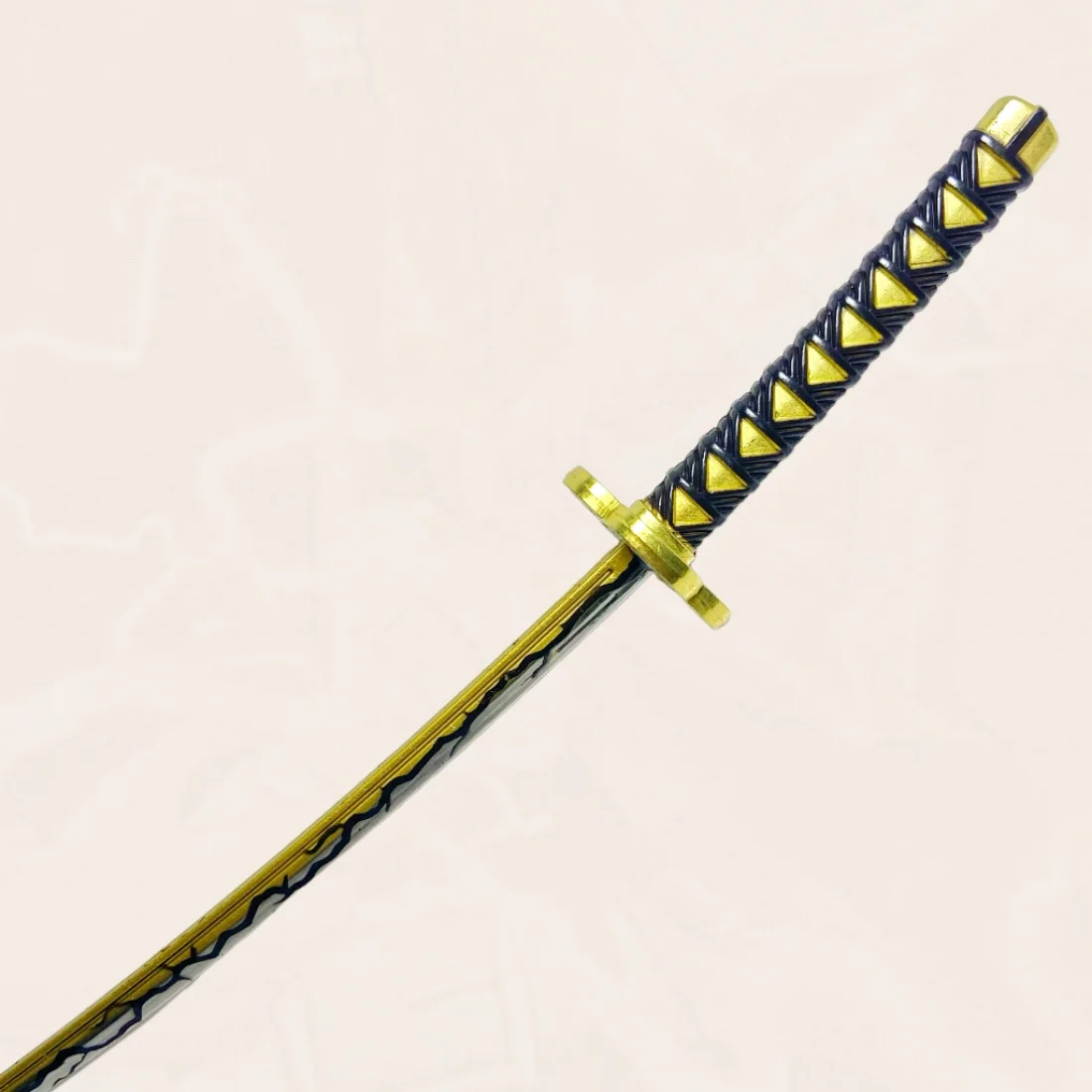 9.3 inch Demon Slayer Kaigaki Metalen Katana Zwaard Ninja Mes Originele Samurai Japanse Katana Sabel Cosplay Accessoires Prop Speelgoed