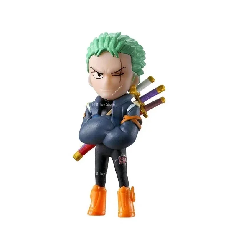 Bandai Original Gashapon From TV Animation One Piece Devil Frui Zoro Robin Lysop Eggead Anime Action Figures Toys Children