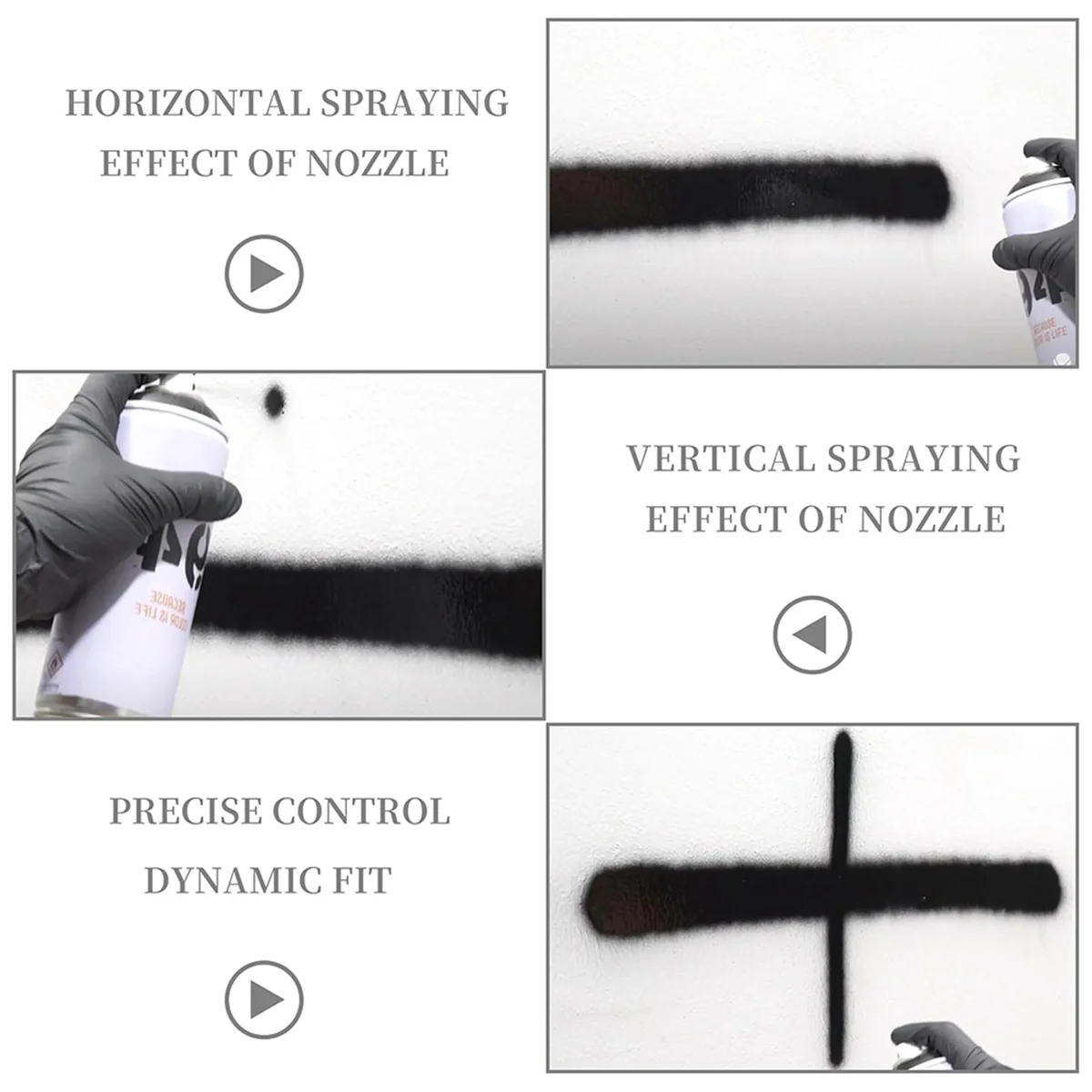 -Paint Caps Fit Female Cans,Flat Jet Caps -Can Nozzle-Calligraphy -Paint Nozzles -Paint Tips-20pcs