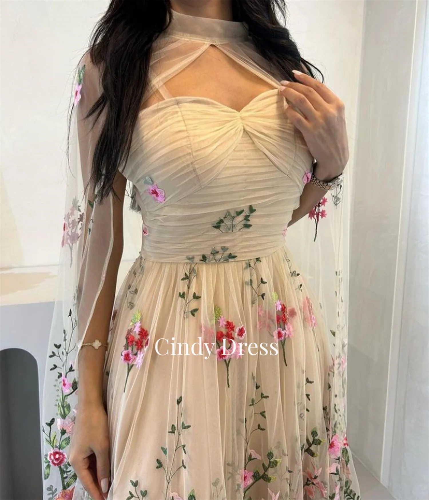 Embroidery Flowers Saudi Arabia Sweetheart Elegant Party Dresses for Women Customized Evening Gown Dress Quinceanera Ball Gowns