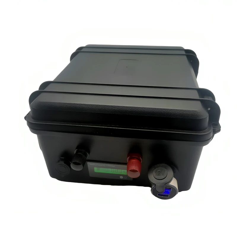 بطارية ليثيوم أيون 24 فولت 80 أمبير 100 أمبير 120 أمبير BMS 2000 وات لسخان مكيف الهواء RV AGV تخزين الطاقة الشمسية + شاحن 10 أمبير