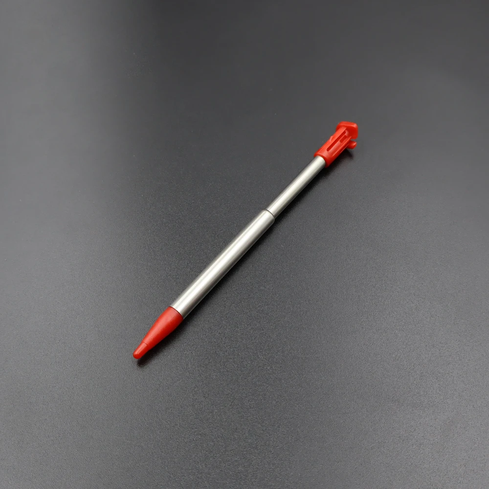 새로운 2DS XL/LL용 1개 금속 텔레스코픽 스타일러스 터치 펜 교체 수리 부품 터치 스크린